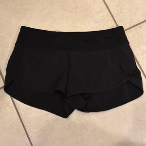 Lululemon Black Speed Up Shorts 6